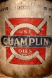 画像2: dp-230601-59 CHAMPLIN MOTOR OIL / 1950's 25 POUNDS BUCKET (2)