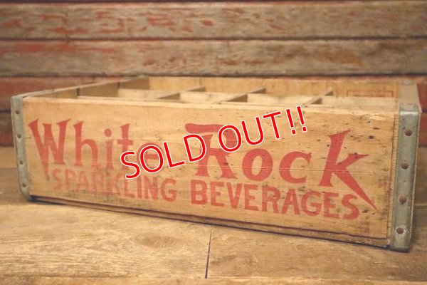 画像3: dp-230401-12 White Rock / Vintage Wood Box