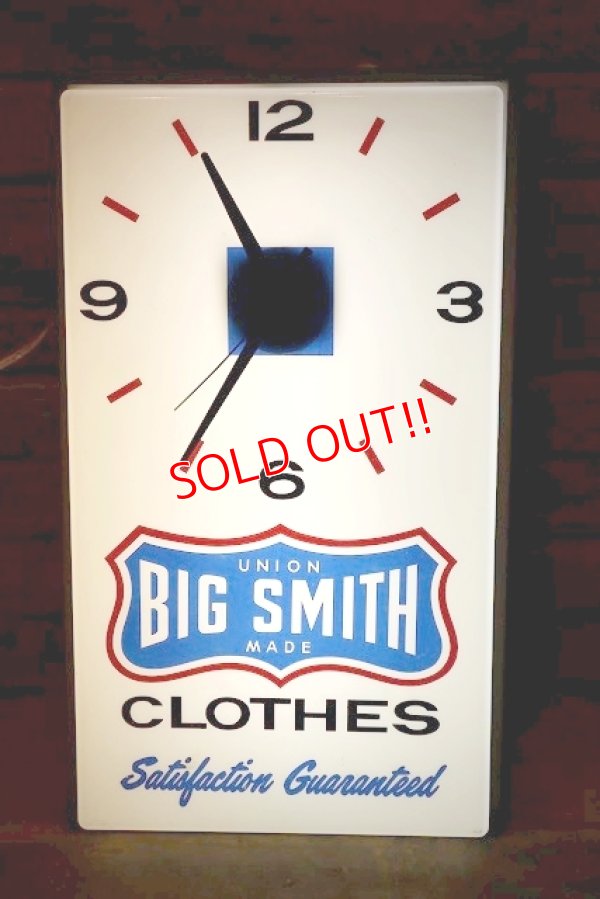 画像1: dp-230518-05 BIG SMITH / 1950's Lighted Advertising Wall Clock