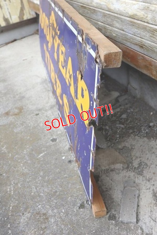 画像10: dp-230601-63 GOODYEAR TIRES / 1940's Porcelain Sign