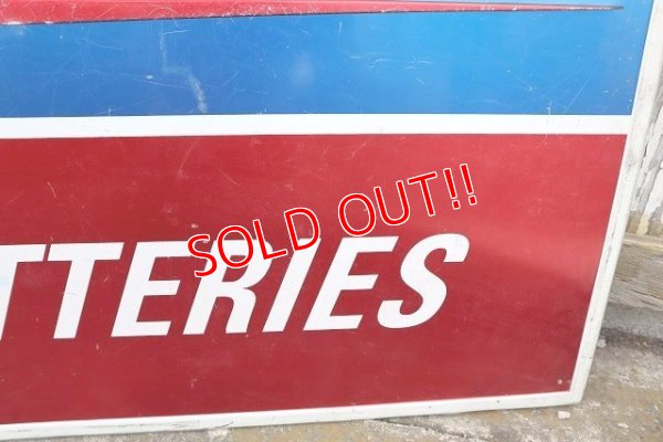 画像3: dp-230608-07 AC Delco / "BATTERIES" Metal Sign
