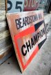 画像10: dp-230601-61 CHAMPION / 1970's Huge Metal Sign