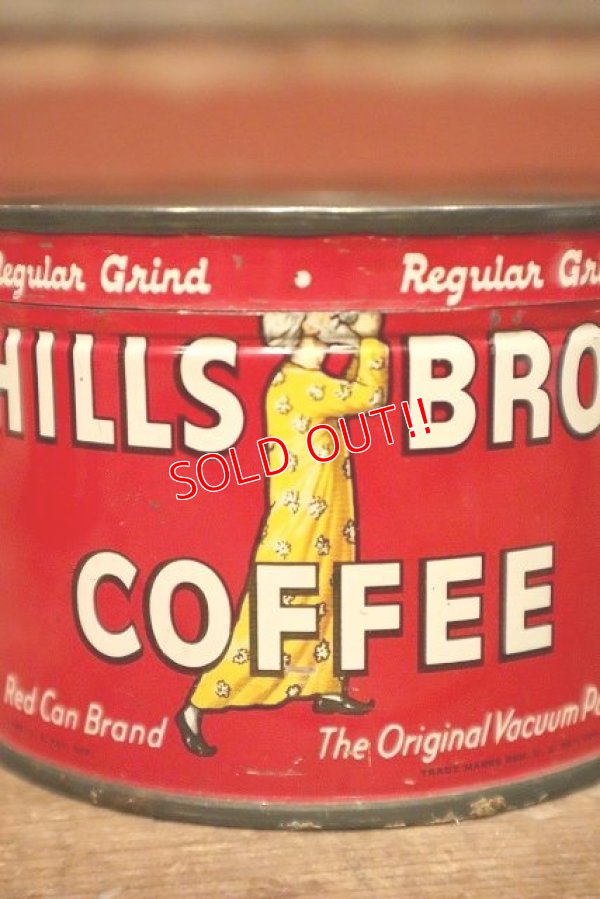 画像2: dp-230601-08 HILLS BROS COFFEE / Vintage Tin Can