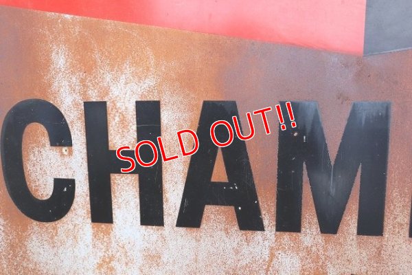 画像7: dp-230601-61 CHAMPION / 1970's Huge Metal Sign