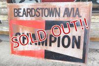 dp-230601-61 CHAMPION / 1970's Huge Metal Sign