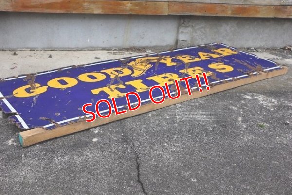 画像13: dp-230601-63 GOODYEAR TIRES / 1940's Porcelain Sign