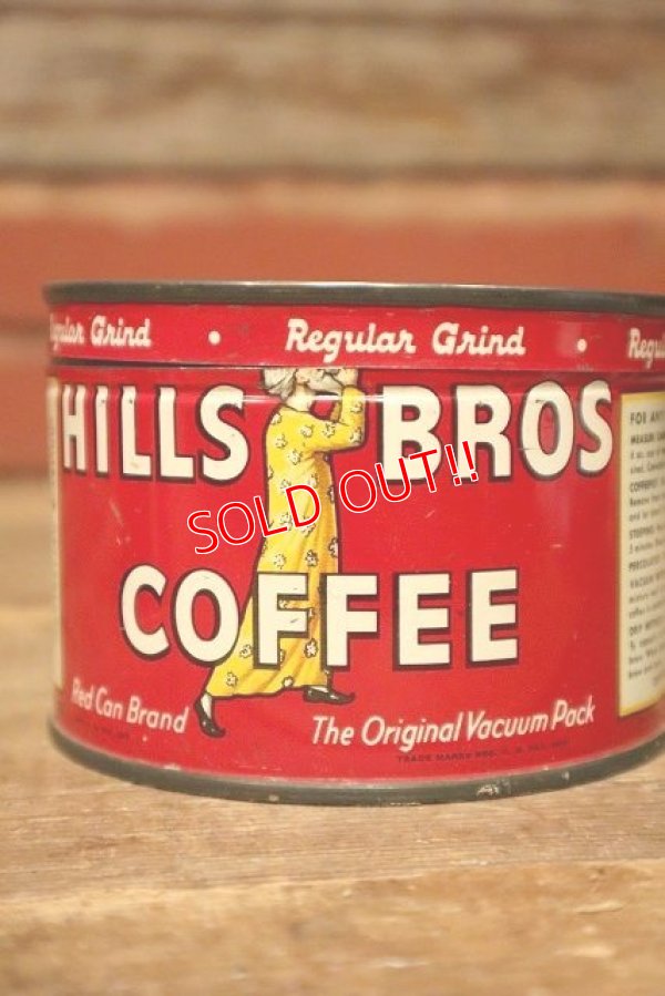 画像3: dp-230601-08 HILLS BROS COFFEE / Vintage Tin Can