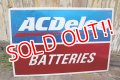 dp-230608-07 AC Delco / "BATTERIES" Metal Sign