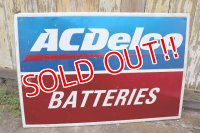 dp-230608-07 AC Delco / "BATTERIES" Metal Sign
