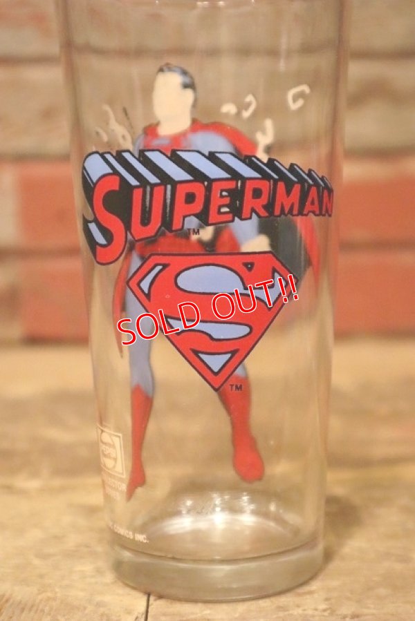 画像4: gs-230601-12 SUPERMAN / PEPSI 1978 Collector Series Glass