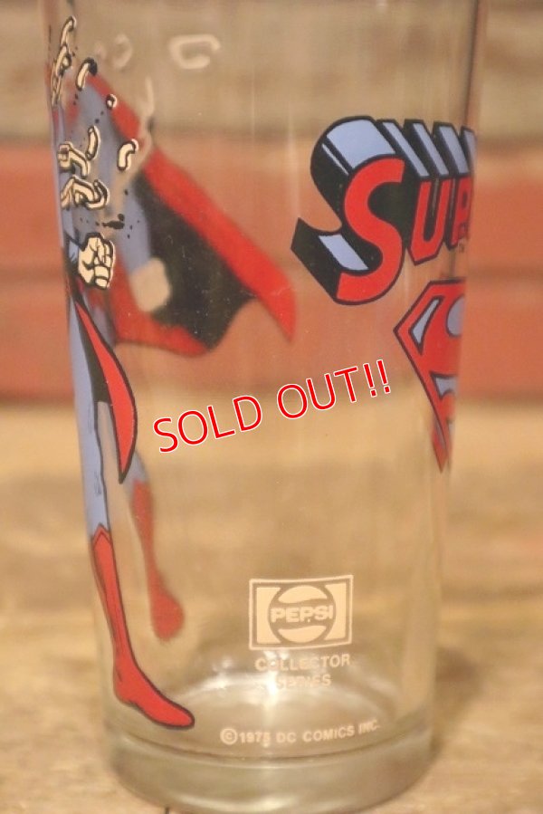 画像5: gs-230601-12 SUPERMAN / PEPSI 1978 Collector Series Glass