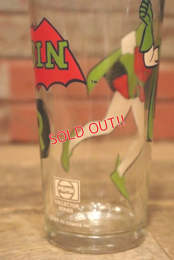 画像5: gs-230601-11 ROBIN / PEPSI 1978 Collector Series Glass