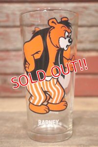 gs-221101-06 Barney Bear / PEPSI 1975 Collector Series Glass