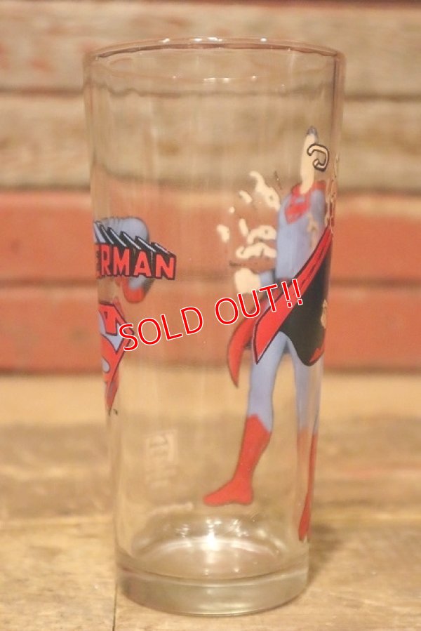 画像6: gs-230601-12 SUPERMAN / PEPSI 1978 Collector Series Glass