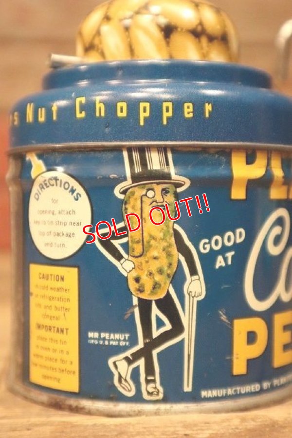 画像2: ct-230601-26 PLANTERS / MR.PEANUT 1940's-1950's Cocktail Peanuts Tin Can