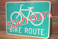 dp-230608-11 Road Sign "BIKE ROUTE"