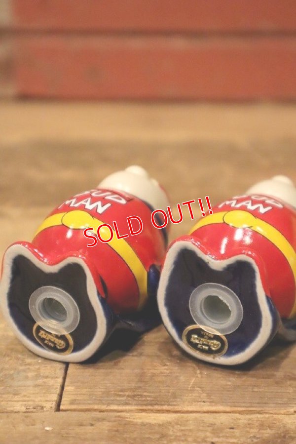 画像9: ct-230608-05 Budweiser / BUD MAN 1990's Salt & Pepper Shaker
