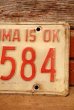 画像3: dp-230601-21 License Plate 1971 OKLAHOMA  "XR-4584" (3)