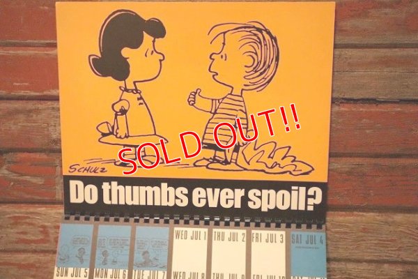画像6: ct-230601-08 PEANUTS / 1970's DATE BOOK (Calendar)