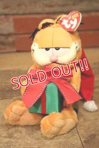 ct-230503-02 Garfield / Ty Beanie Babies 2005 Plush Doll "Happy Holidays"