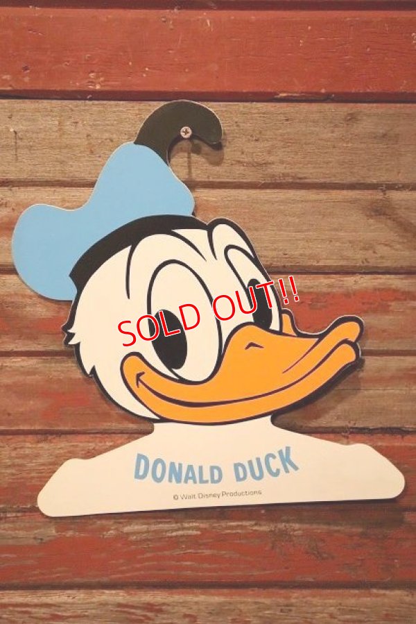 画像1: ct-230301-99 Donald Duck / 1970's-1980's Plastic Hanger