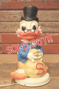 ct-230301-07 Scrooge McDuck / Ledraplastic 1960's Rubber Doll Lamp