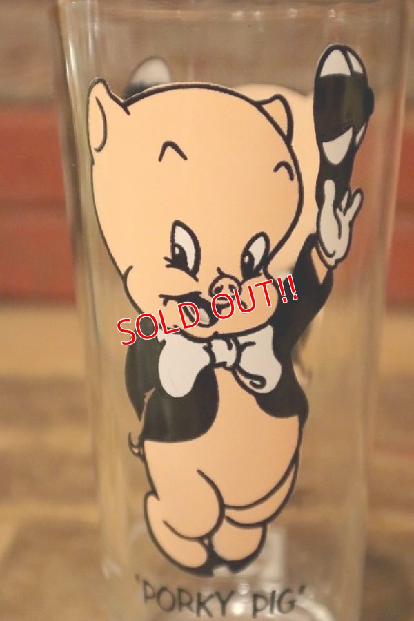 画像2: gs-230601-02 Porky Pig / PEPSI 1973 Collector Series Glass