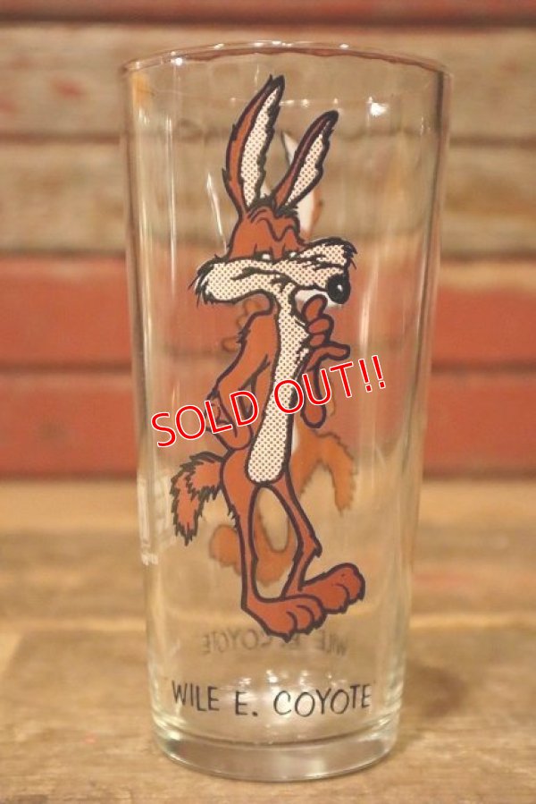 画像1: gs-230601-03 Wile E. Coyote / PEPSI 1973 Collector Series Glass