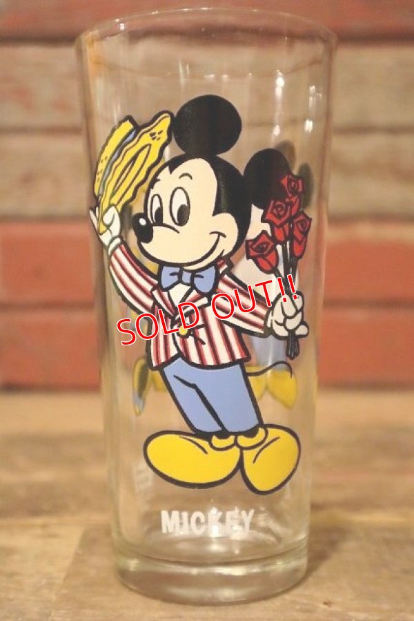画像1: gs-230601-07 Mickey Mouse / PEPSI 1978 Collector Series Glass