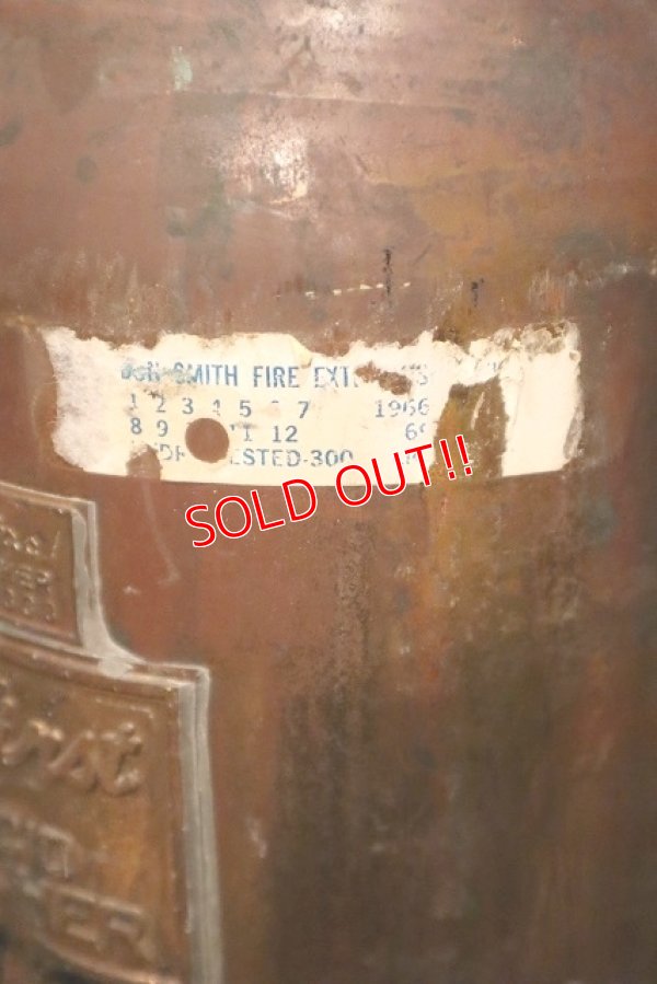 画像5: dp-230608-16 Safety First / 1950's〜Metal Fire Extinguisher