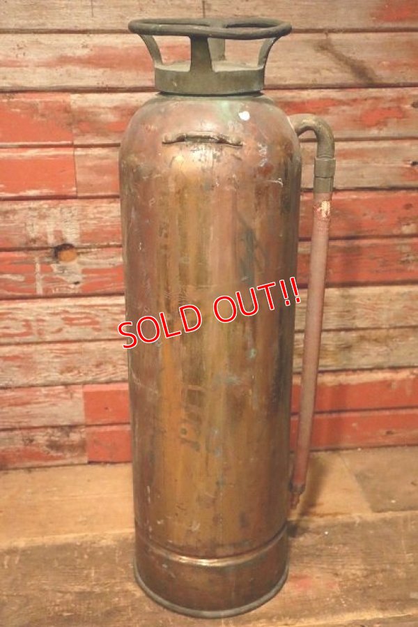 画像9: dp-230608-16 Safety First / 1950's〜Metal Fire Extinguisher