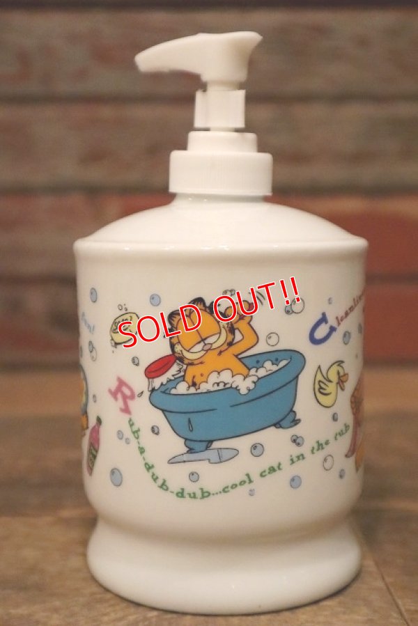 画像1: ct-230503-02 Garfield / 1990's Ceramic Soap Dispenser