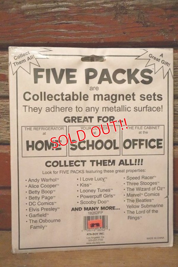 画像6: ct-230503-02 Garfield / ATA-BOY 2003 Magnet Set