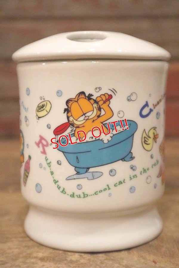 画像1: ct-230503-02 Garfield / 1990's Ceramic Toothbrush Holder