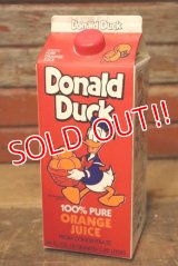 ct-230601-01 Donald Duck / 1980's〜 Orange Juice Pack