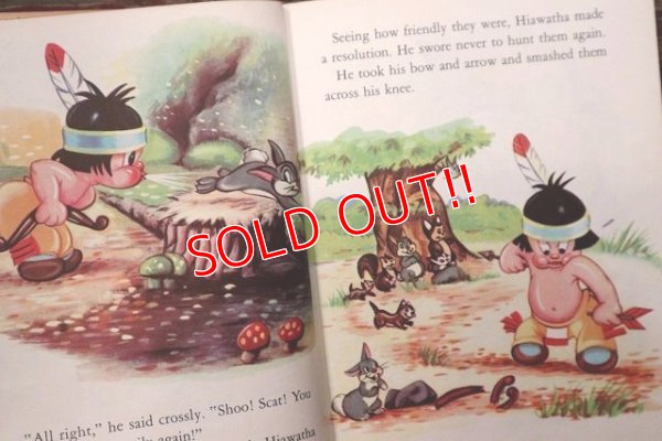 画像4: ct-221101-71 Walt Disney's HIAWATHA / 1953 A LITTLE GOLDEN BOOK