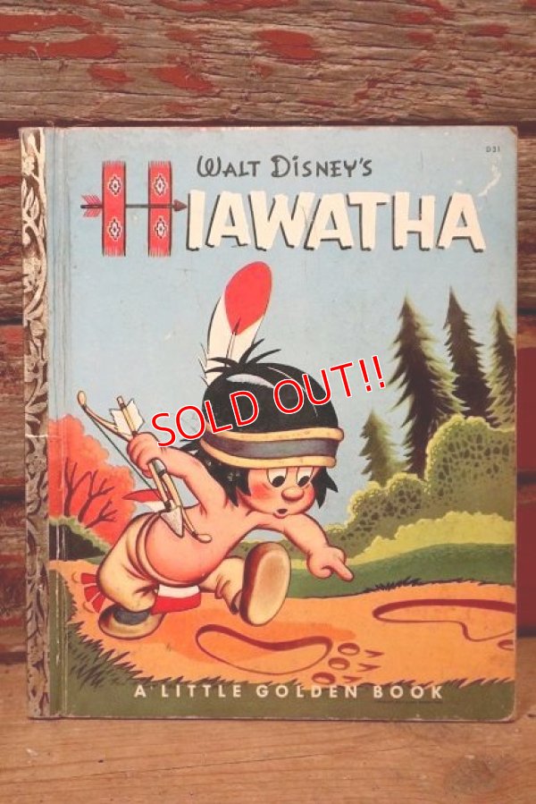 画像1: ct-221101-71 Walt Disney's HIAWATHA / 1953 A LITTLE GOLDEN BOOK