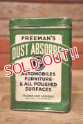 dp-230601-06 FREEMAN'S DUST ABSORBER POLISH CLOTH / Vintage Tin Can