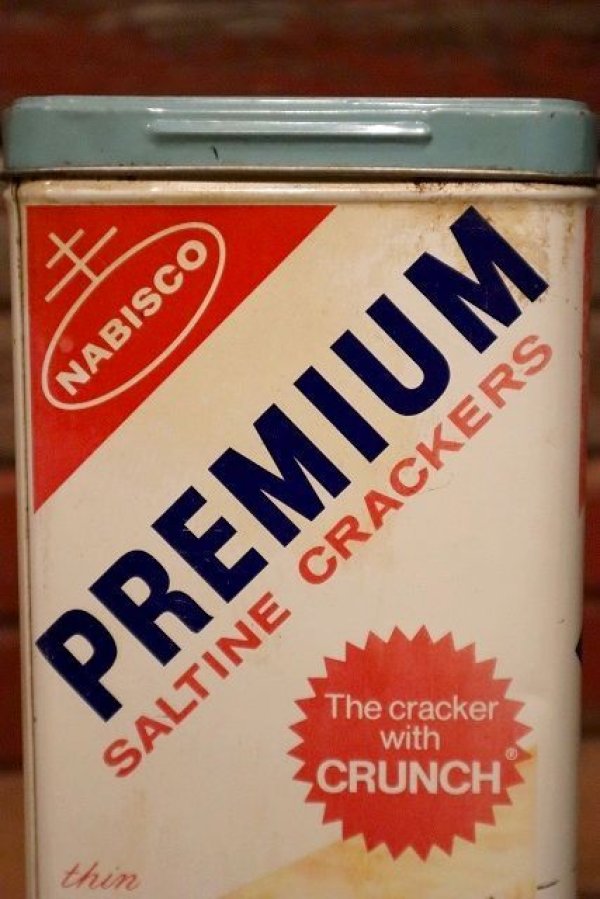 画像2: dp-210601-30 NABISCO / PREMIUM Saltine Crackers 1960's-1970's Tin Can
