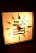 画像1: dp-230608-03 CHAMPION / 1960's-1970's Lighted Clock (1)