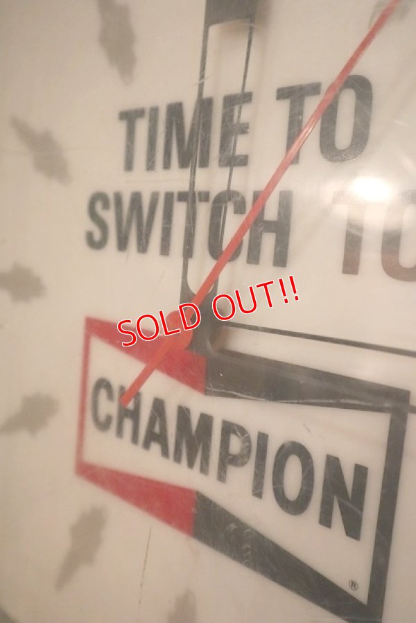 画像5: dp-230608-03 CHAMPION / 1960's-1970's Lighted Clock