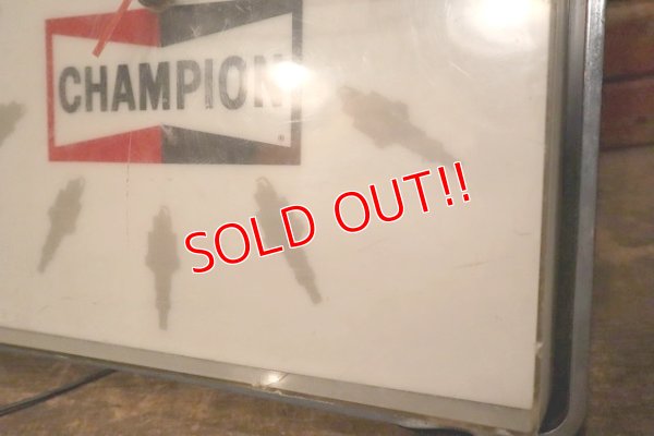 画像7: dp-230608-03 CHAMPION / 1960's-1970's Lighted Clock