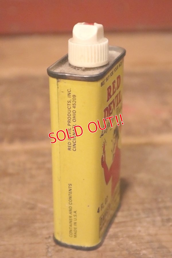 画像5: dp-230724-49 RED DEVIL / Lighter Fluid 4 FL.OZ Handy Oil Can