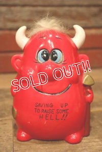ct-230701-03 RED DEVIL / 1960's-1970's Coin Bank
