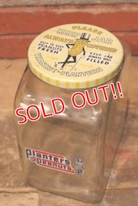 ct-230701-20 PLANTERS / MR.PEANUT 1930's-1940's Glass Jar