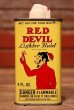 画像1: dp-230724-49 RED DEVIL / Lighter Fluid 4 FL.OZ Handy Oil Can (1)