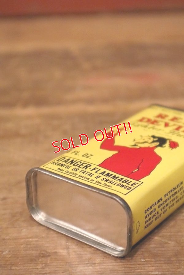 画像7: dp-230724-49 RED DEVIL / Lighter Fluid 4 FL.OZ Handy Oil Can
