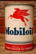 画像2: dp-230724-34 Mobiloil / 1940's One Quart Oil Can (2)