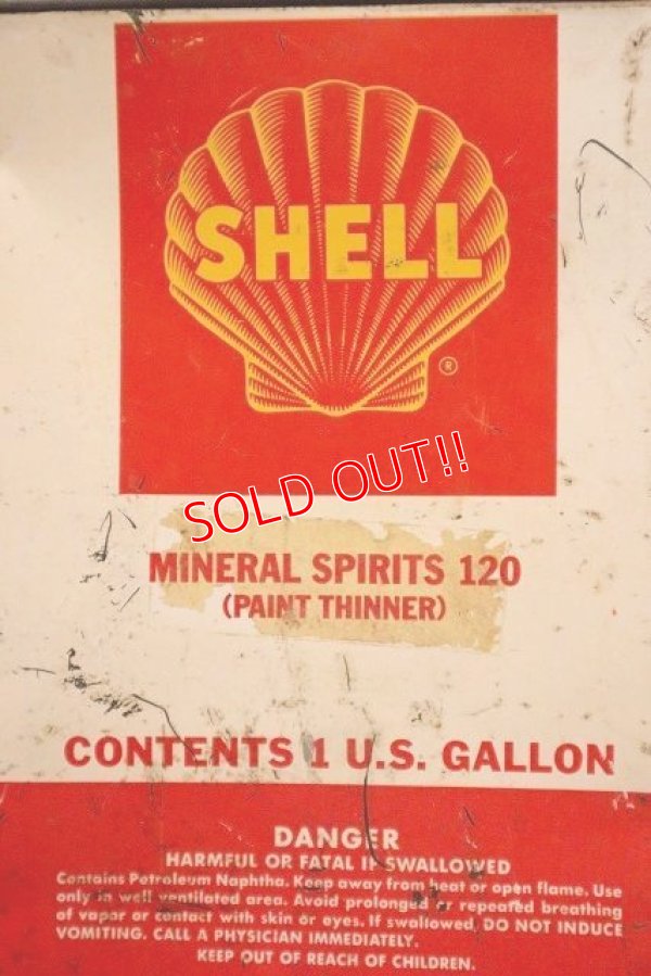 画像2: dp-230724-35 SHELL / 1960's 1 U.S. Gallon Oil Can