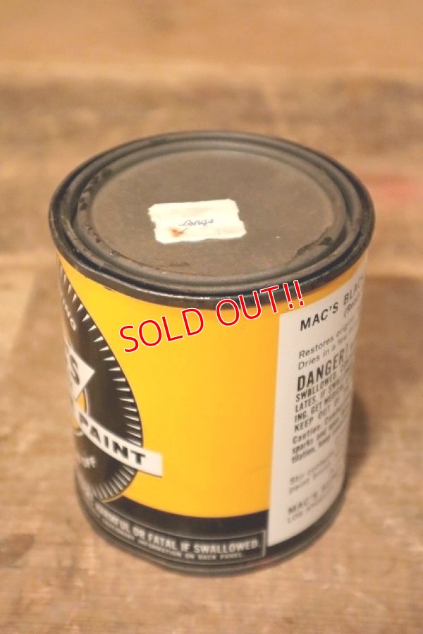 画像4: dp-230724-31 MAC'S BLACK TIRE PAINT CAN